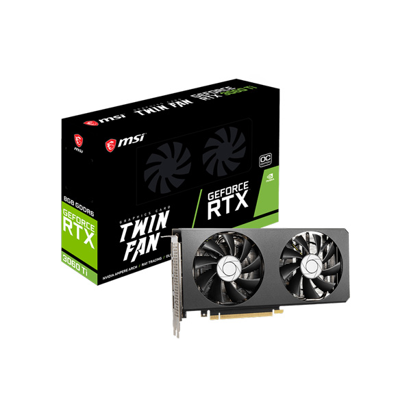 Msi RTX 3060 Ti Twin Fan OC 8GB Graphics Card